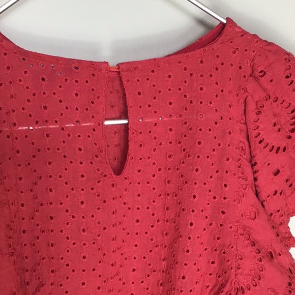Strut & Bolt > Red Crochet Top Small - Picture 9 of 9